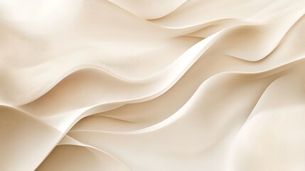 Fototapeta premium Beige Silk Fabric Drape Texture.