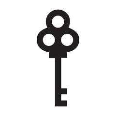Obraz premium Master key glyph Icon