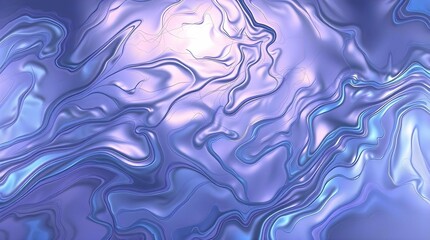 Obraz premium Fluid iridescent abstract background with a shifting color spectrum.