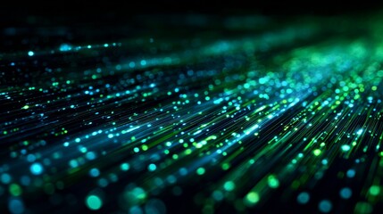Obraz premium Futuristic Digital Data Stream Visualization