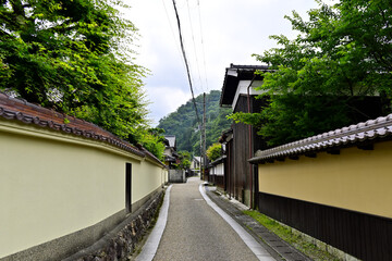 生野鉱山　鉱山町の町並