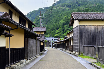 生野鉱山　鉱山町の町並