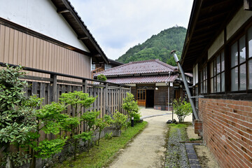 生野鉱山　鉱山町の町並