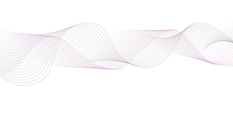Vector abstract white light blend paper wave flow digital gradient transparent tech wave curve creative technology flowing smooth diagonal background. Modern creative wave lines glowing moving sound