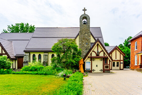Discover the rich history and beauty of St. Andrew's Anglican Church in Alliston, a 1876 red brick landmark of faith and community of New Tecumseh.