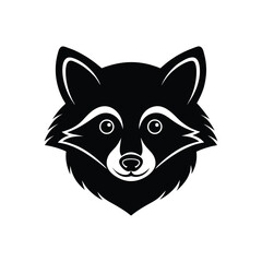 vector illustration of a fox on white background 