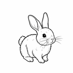 Obraz premium rabbit with a heart