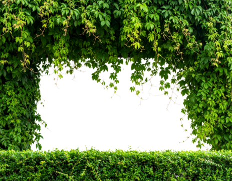 Bush grape or three-leaved wild vine cayratia (Cayratia trifolia) liana ivy plant bus