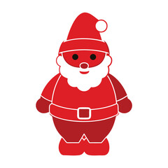 Santa Claus walks his festive work path, carrying a sack of gifts through snowy trails, guided by twinkling stars and holiday cheer on a magical Christmas journey.
