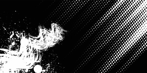 Abstract speed lines style blue color halftone banner design template.Dots halftone white blue color pattern gradient grunge texture background. Dots pop art comics sport style white and black