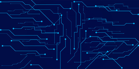 vector futuristic circuit board , Electronic motherboard , Communication and engineering concept , Hi-tech digital technology concept