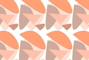 Seamless pattern with abstract waves