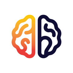 Brain Logo Vector Art  Icons  and Graphics