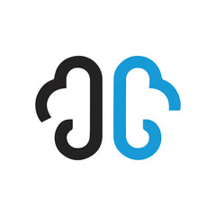 Brain Logo Vector Art  Icons  and Graphics