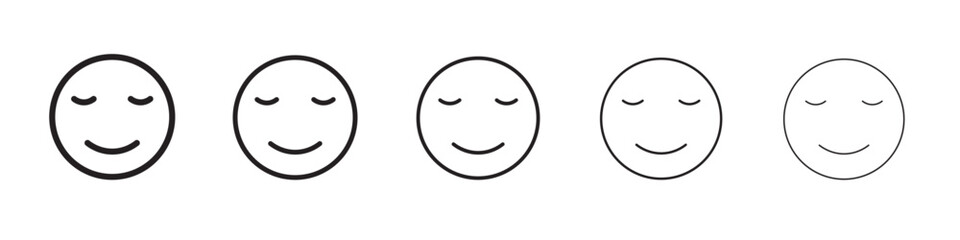 Pleasure icon thin flat outline style vector sign