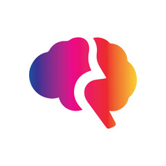 Brain Logo Vector Art  Icons  and Graphics