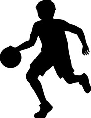 Basketball Silhouette Action   © pande/visulaco