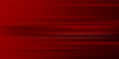 Red line with white architecture futuristic background minimal concept vector illustration subtle design.