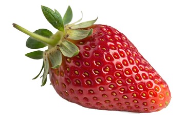 strawberry on white background