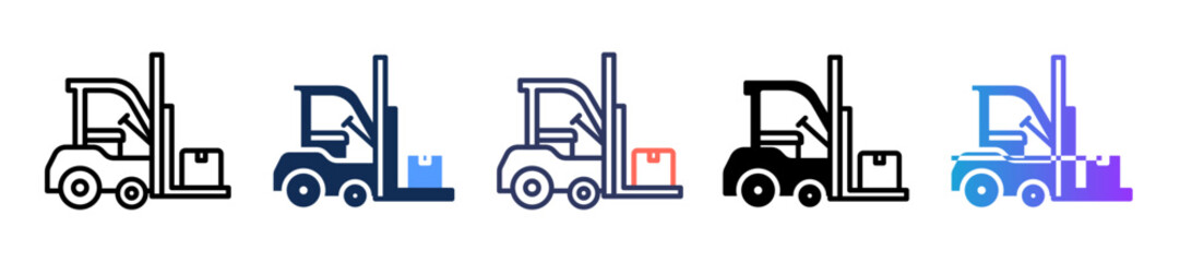 Forklift multiple icon