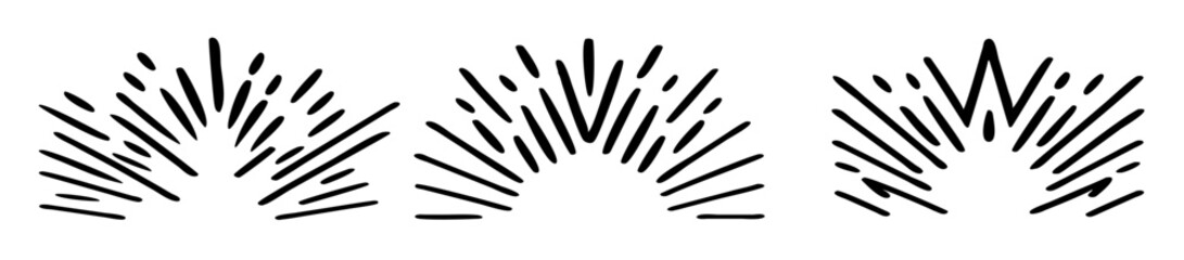 Sunburst set. Sunburst icon collection vector.Retro sunburst design.Big collection sunburst best quality. Burs.Sunrise rays light burst line shine sunshine sunbeam vintage border symbol. 