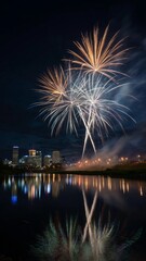 Dazzling City Nights: A Cinematic Fireworks Show