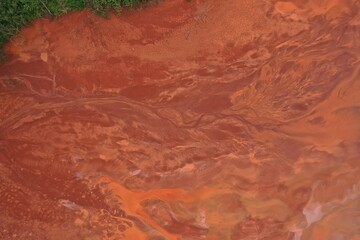 Construction site and aluminum bauxite mining plant