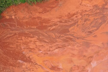 Construction site and aluminum bauxite mining plant
