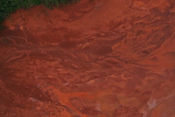 Construction site and aluminum bauxite mining plant