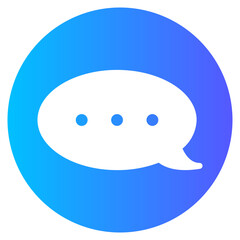 message gradient icon