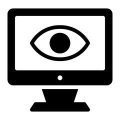 monitoring glyph icon