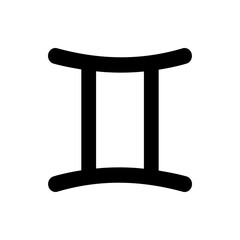 Illustration of a black house with rounded edges and white circular and square accents on its facade