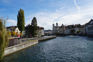 Scenery of Luzern city - Luzern, Switzerland