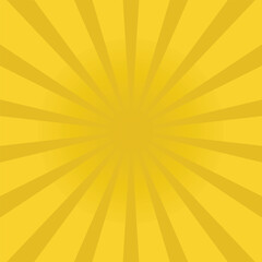 Sunburst background design in comic color