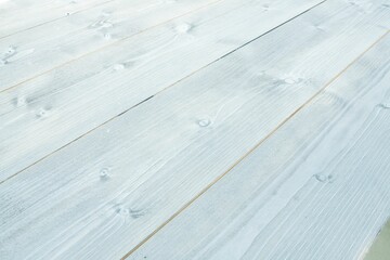 Obraz premium Bleached wooden planks background