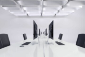 Computer graphic image of desktop pc at office