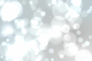 Showing abstract flat design featuring blurred bokeh lights spreading on grey backdrop, copy space
