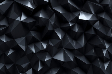 Fototapeta premium 3d render, abstract background, faceted texture, macro panorama, polygonal wallpaper