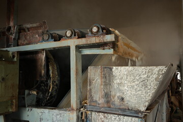 Aluminum bauxite mining site and plant