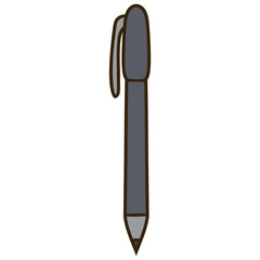 pen stationery ballpoint vector illustration