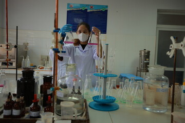 Aluminum bauxite mining site and plant