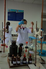 Aluminum bauxite mining site and plant