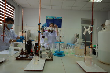 Aluminum bauxite mining site and plant