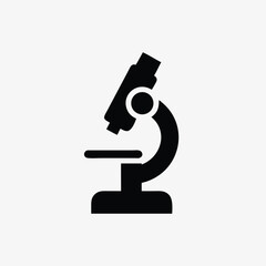 microscope icon sign design fully editable vector template