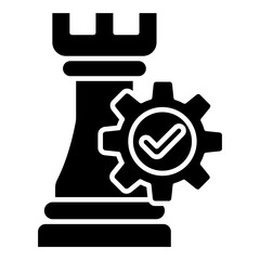 Strategy Glyph Icon