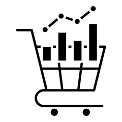 Market Trend Glyph Icon