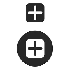 Obraz premium Popular social media contact icon elements