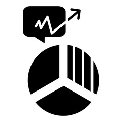 Market Penetration Glyph Icon