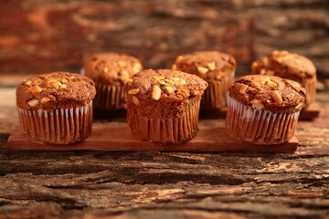 Oven fresh chocho cips muffind , cup cakes,.
