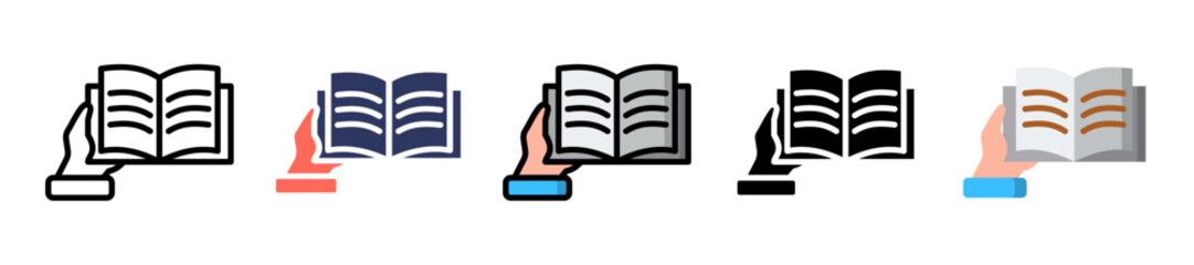 E Book multiple icon